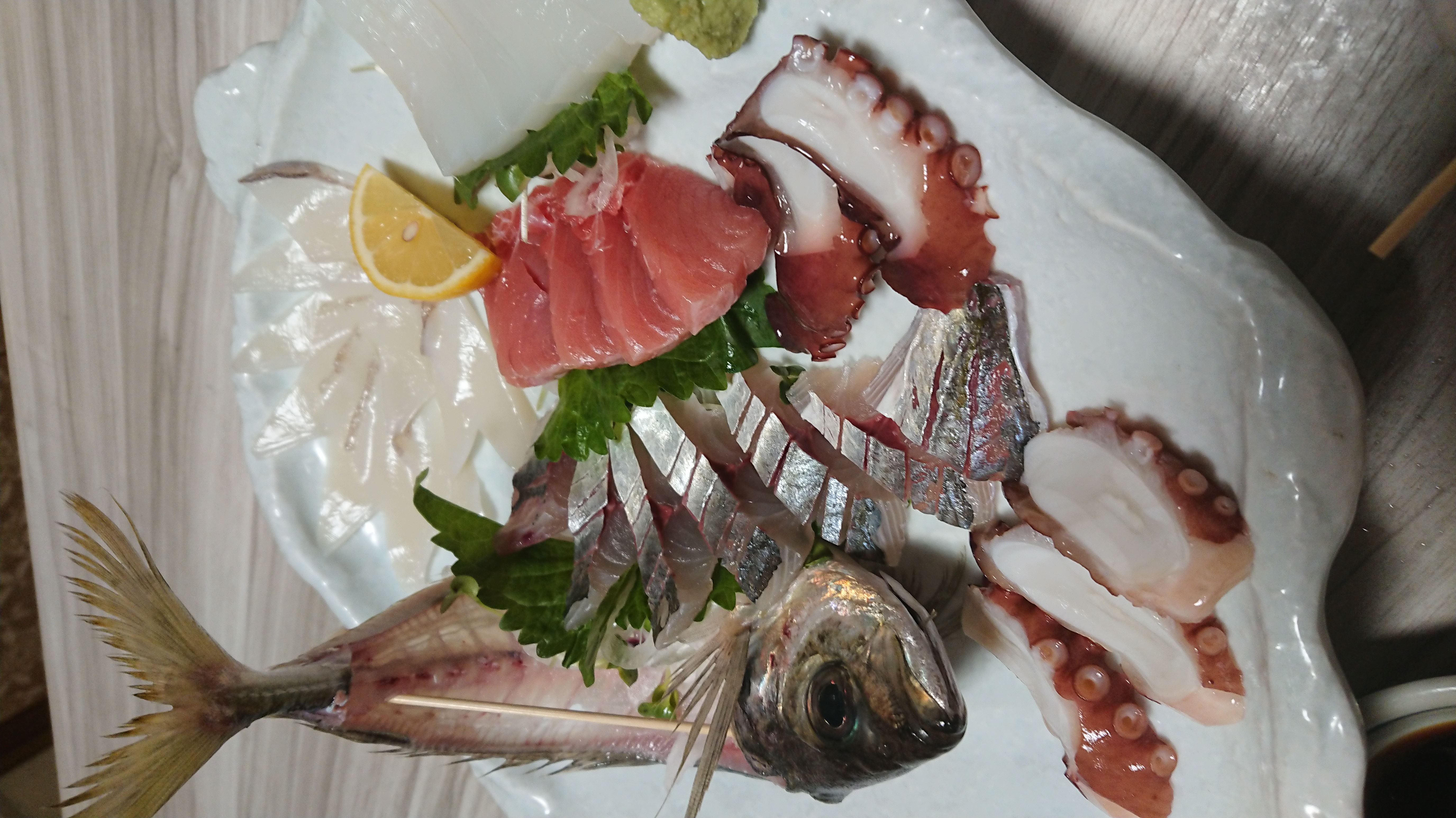 いつものお魚のお造り